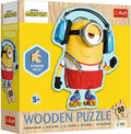 Trefl houten puzzel minions 50 stukjes - despicable me 4 fsc.
