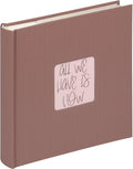 Walther me-110-mm fun - memo insteekalbum - formaat 24 x 22 cm - mocha mousse