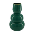 Dijk natural collections vaas metaal groen ø16,8xh28,5cm