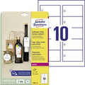 Hanglabels avery zweckform t2001-10 karton wit