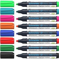 Schneider schrijfwaren schneider whiteboard stiften - maxx 290 - doos 8 stuks - s-129098