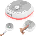 Lionelo babynap muziekdoosje nachtlampje 2-in-1 – 20 geluiden incl. witte ruis slaapliedjes – 11 lichtkleuren met dimfunctie – lovebeat hartslagopname – timer 15 30 60 min – compact draagbaar, batterij tot 24u