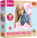 Trefl 50 wooden contour puzzle, favorite fashionable barbie, mattel, barbie fsc mix 70%