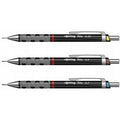 Rotring tikky-vulpotlood - zwarte cilider - 3-delige set - 0,35 mm - 0,5 mm - 0,7 mm