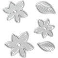 Stans- en embossing mallen, kleine planten, afm 2-5x1,2-5 cm, 1 stuk