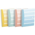 Collegeblok oxford 400154311 a5 kleurenassortiment pak 5 stuks