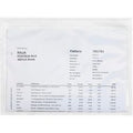 Paklijstenveloppen raja pcl15t 165 mm polyethyleen, silicone paper