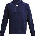 Under armour ua rival fleece hoodie heren sporttrui - navy - wit