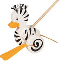 Goki Holz-Schiebefigur Zebra Ente