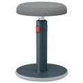 Leitz ergo cosy actieve ergonomische zit sta kruk - ideaal voor thuiskantoor - fluweel grijs