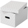 Esselte opbergdoos 628282 medium 19 l wit