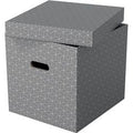 Esselte opbergdoos 628289 cube large 36 l grijs