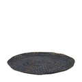 Dijk natural collections dienblad metaal zwart goud ø38cm