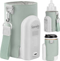 Lionelo thermup go evo flessenwarmer - mobiel - 5 temperatuurniveaus - usb-c opladen - tot 9 uur warmte - geschikt voor glas en plastic