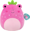 Squishmallows - medium plush 30cm adabelle - pink strawberry frog