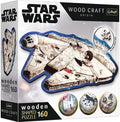 Trefl - puzzels - 160 houten vormige puzzels - millennium falcon lucasfilm star wars fsc mix 70%