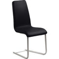Sledestoel mayer sitzmöbel 2149_08_26397 stoffen bekleding zwart