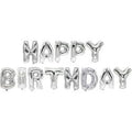 Ballon papstar happy birthday pet-folie zilver