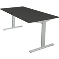 Bureau kerkmann 11020613 in hoogte verstelbaar antraciet, zilver