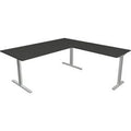 Bureau kerkmann 11023113 form 2 antraciet, zilver