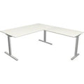 Bureau kerkmann 11023010 form 2 wit, zilver