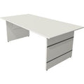 Zit-sta-bureau kerkmann 11413810 rechthoekig wit