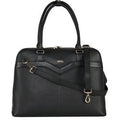 Laptoptas socha so-diamond-couture-bl leer zwart