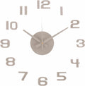 Karlsson wandklok diy sunset numbers - grijs - ø35cm - wandklok scandinavisch