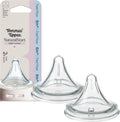 Tommee tippee natural start deep latch driehoekige spenen - set van 2 fast flow speen