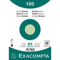 Indexkaarten exacompta 10848se groen papier