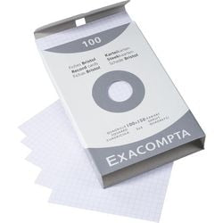 Indexkaarten exacompta 13202e wit papier
