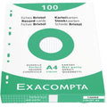 Indexkaarten exacompta 13606e wit papier