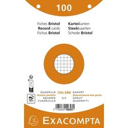 Indexkaarten exacompta 10653e kleurenassortiment papier
