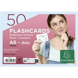 Indexkaarten exacompta 10352e blauw papier