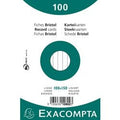 Indexkaarten exacompta 10802x wit papier