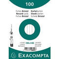 Indexkaarten exacompta 10809se wit papier
