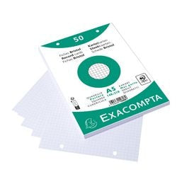 Indexkaarten exacompta 12608e wit papier