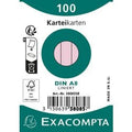 Indexkaarten exacompta 38085sb roze papier