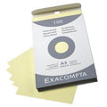Indexkaarten exacompta 13228e geel papier
