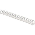 Pack 50 binding combs white 5349802 fellowes plastic a4 45mm