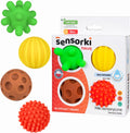 Tullo | sensorische ballen | zonder gat | set van 4 | 0m+ 0+ maanden 0+ maanden