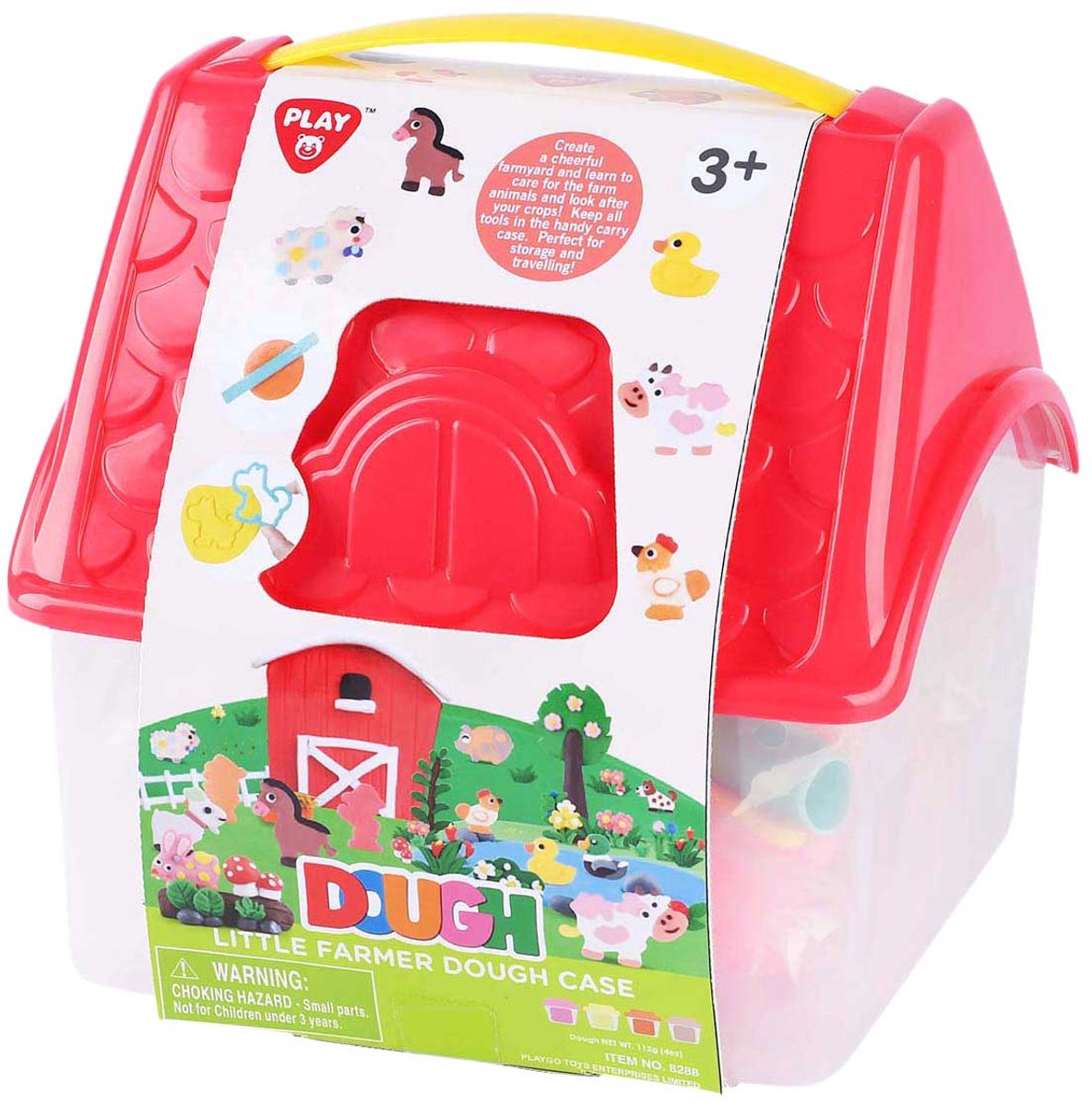 Playgo kleines Bauernhof-Ton-Set – 4 Tontöpfe