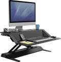 Fellowes zit-sta bureau verhoger – verstelbaar bureau opzetstuk – ergonomisch werkstation – sit stand desk converter