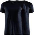 Craft core dry tee multi 2-pack m heren thermoshirt - zwart