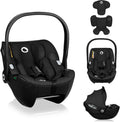 Lionelo moxie i-size - autostoel draagstoel vanaf geboorte - 40-87 cm - achterwaarts gericht (rwf) - bamboe stof - dri-seat - lichtgewicht 4,3 kg - isofix compatibel - memory foam - magnetische gordels - zonnekap - verstelbare hoofdsteun