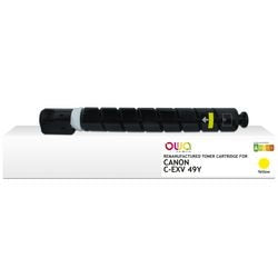 Inktcartridge owa c-exv 49 y geel 19000p