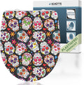 Schütte wc-bril 82586 crazy skull - high gloss - duroplast - soft close - afklikbaar - rvs-scharnieren - belastbaar tot 175 kg - decor - 1-zijdige print