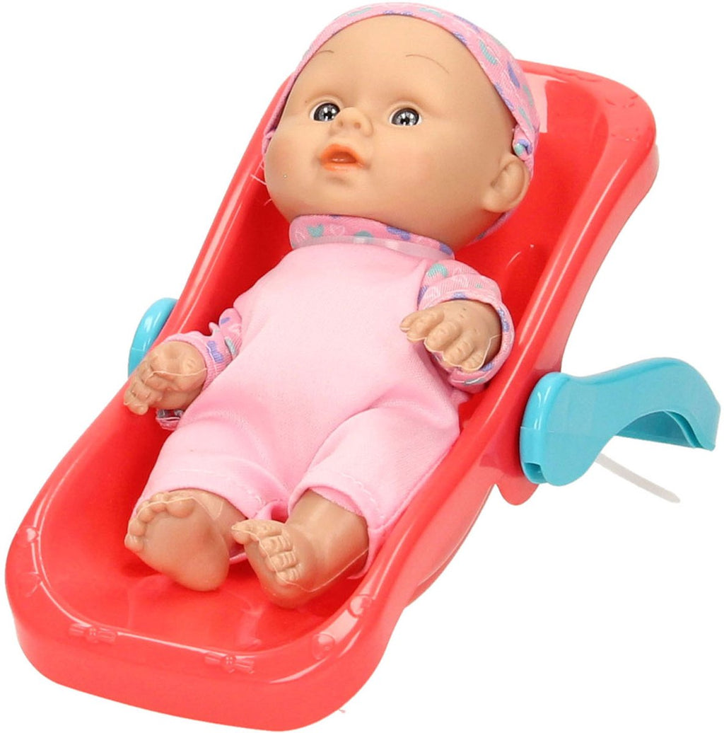 Lobbes Babypuppe im Tragestuhl