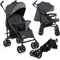Lionelo irma - buggy - wandelwagen - duurzame en lichte 7kg kinderwagen - geschikt voor kinderen tot 15 kg - geveerde wielen - 360° - van 6 maanden tot 5 jaar - opbergmand - verstelbare handgreep - snel inklapsysteem - compact formaat - muskietennet