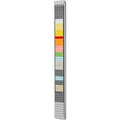 T-kaartenbord ultradex 35 sleuven zilver
